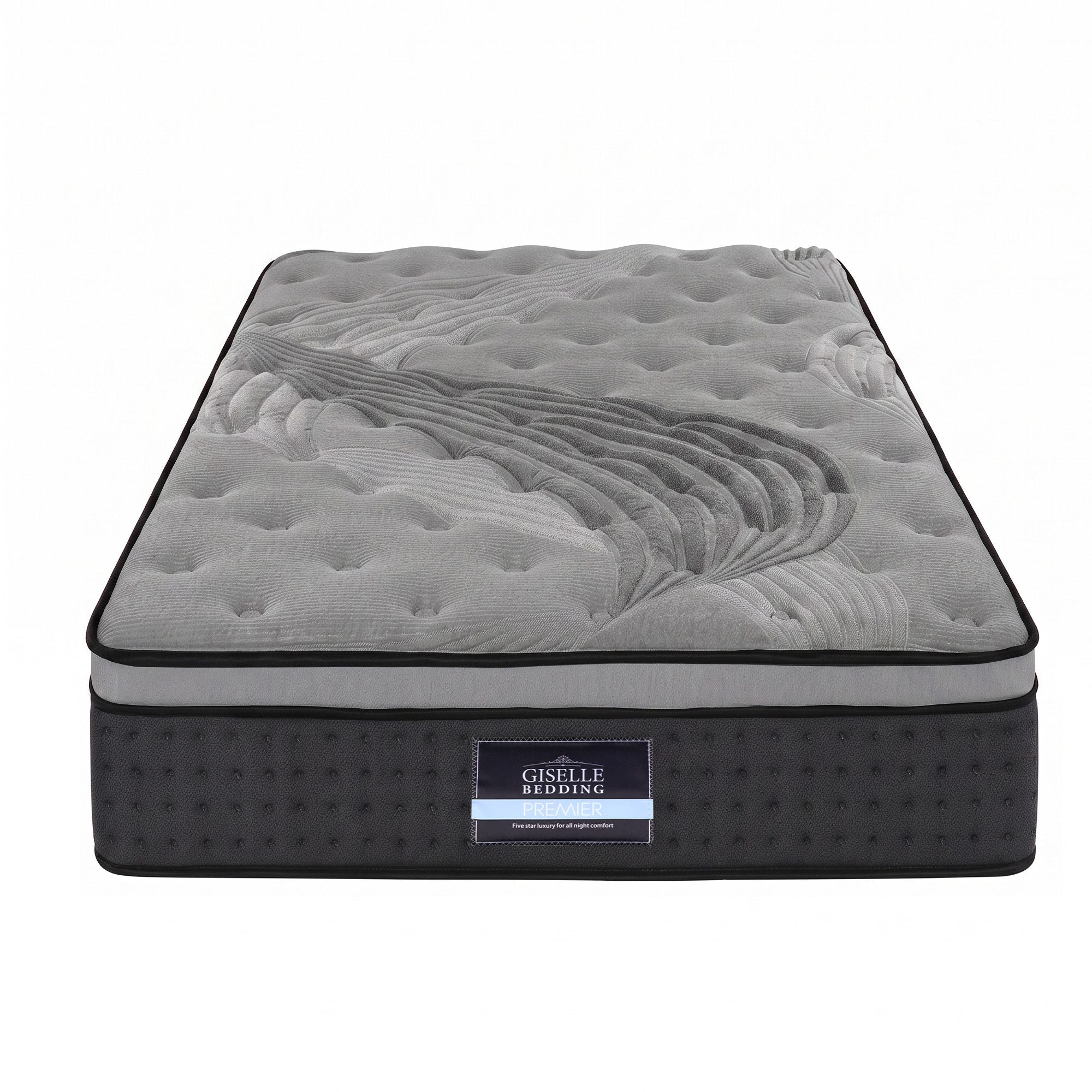 Giselle Bedding 34cm Mattress Bamboo Cover King Single