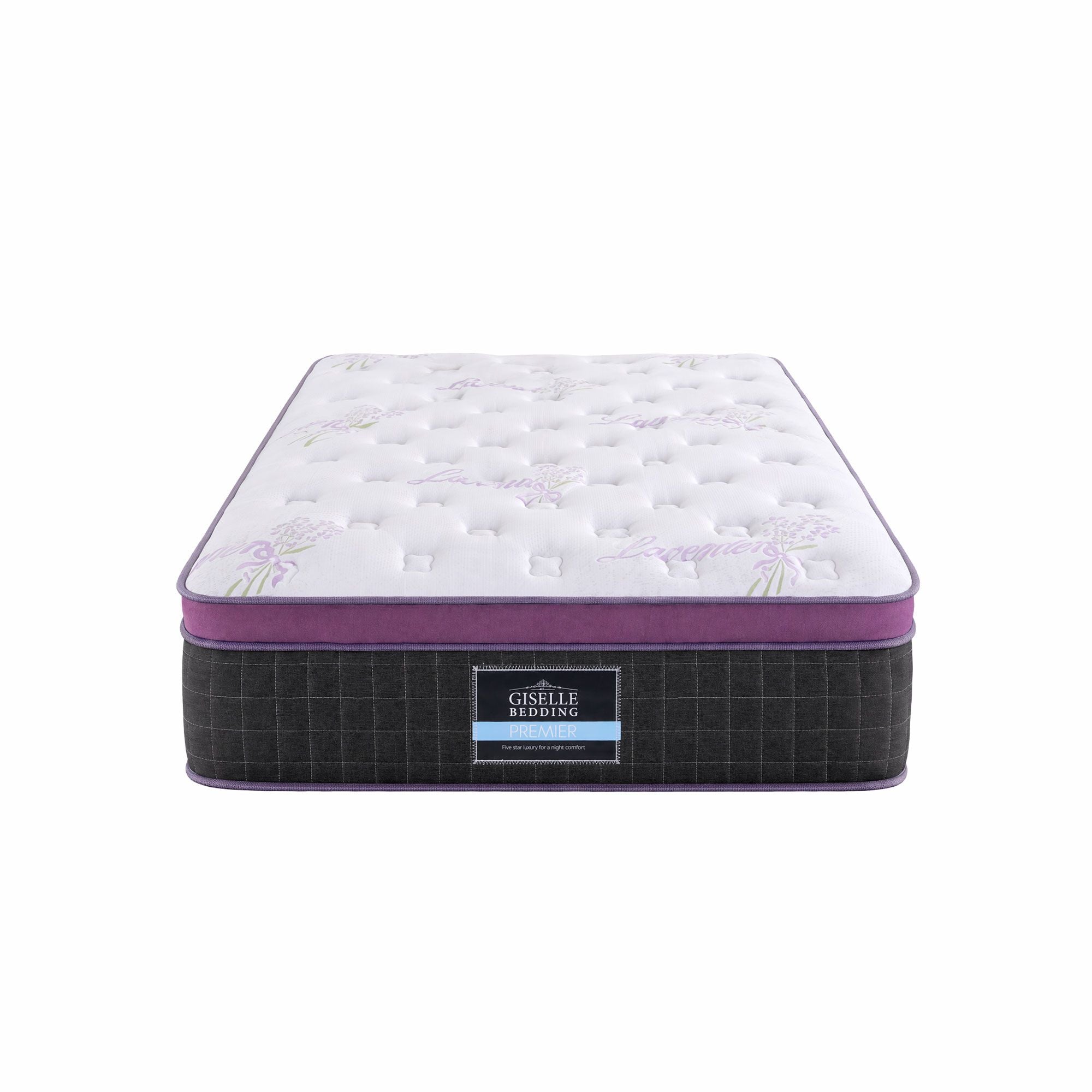 Giselle Single Euro Top Mattress Firm Pocket Spring Edge Support