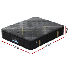 35cm Giselle Mattress Double Bed Bamboo Pocket Firm Foam