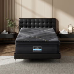 35cm Giselle Mattress Single Bed Bamboo Pocket Firm Foam