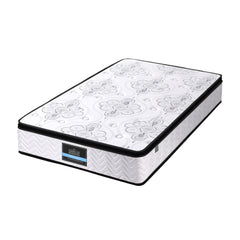 Giselle Bedding 30cm Mattress Pocket Spring Medium Firm Foam Euro Top Single