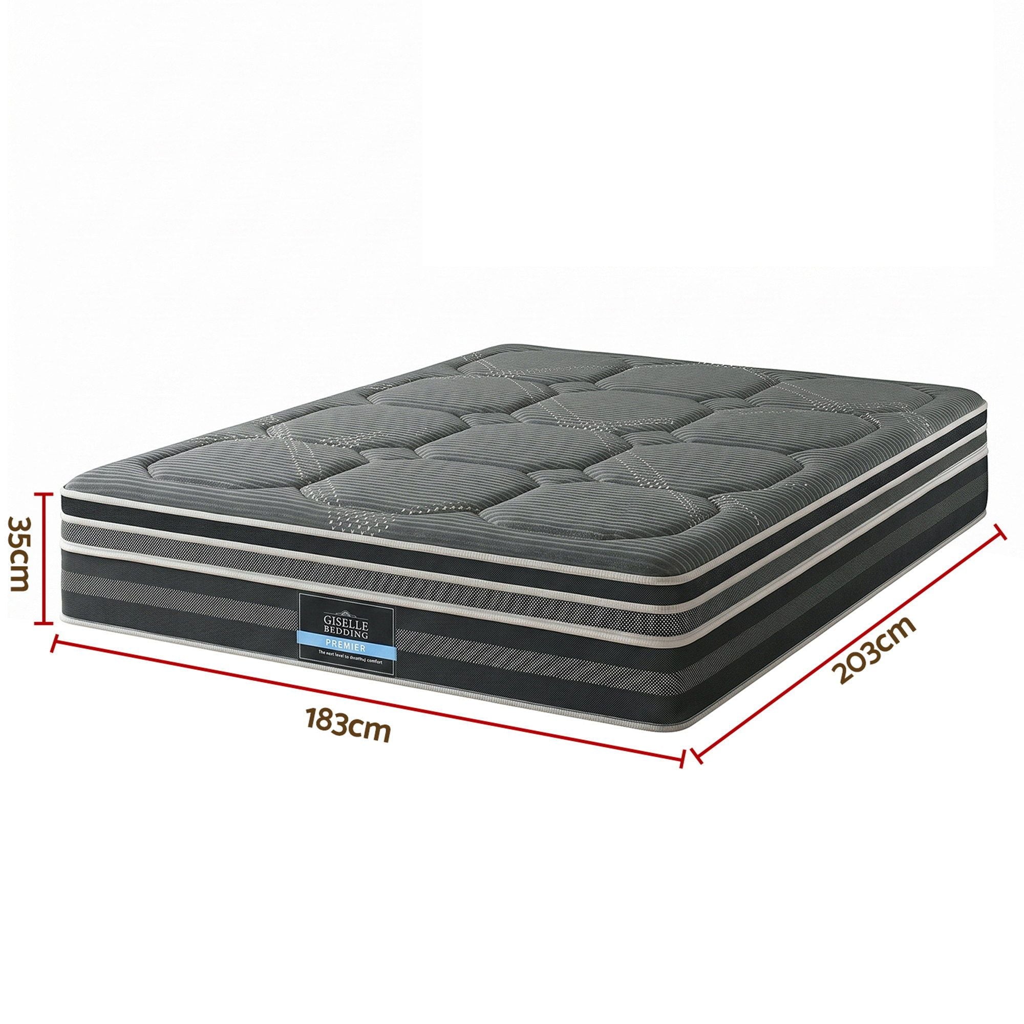 Giselle Mattress 35cm Hybrid Pocket Spring Euro Top King