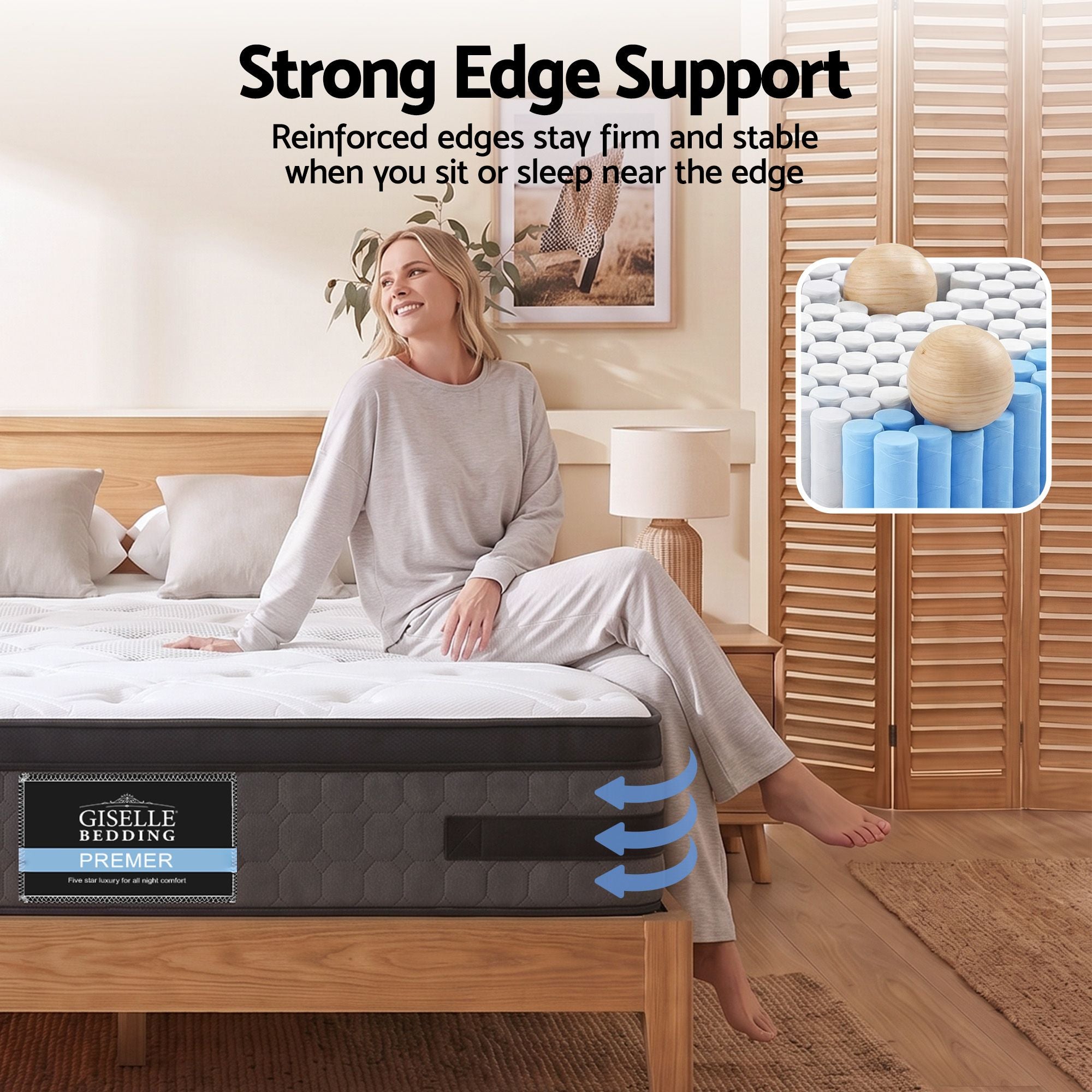 Giselle Bedding 36cm Mattress Cool Gel Memory Foam King