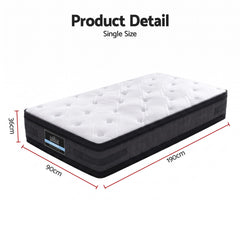 Giselle Bedding 36cm Mattress Cool Gel Memory Foam Single