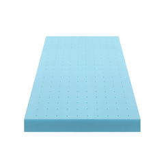 Giselle 12cm Memory Foam Mattress Topper Ventilated Cool Gel Bamboo Cover Single
