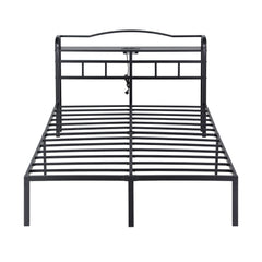 Artiss Bed Frame Double Size with Charging Station WAVE