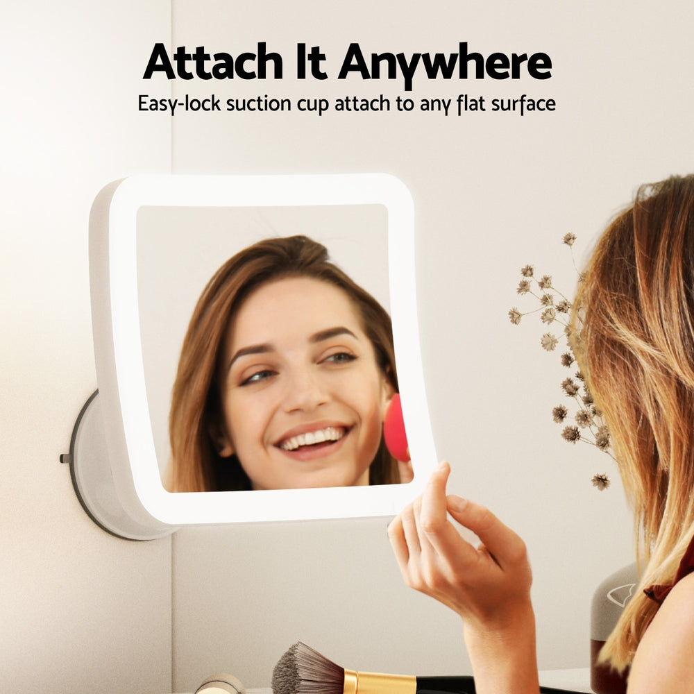 Embellir Makeup Mirror 10X Magnification LED Light Adjustable Rotation Cordless