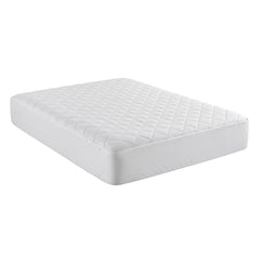 Giselle Waterproof Mattress Protector 100% Cotton Quilted Fitted Cover Double - Free Delivery