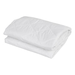 Giselle Waterproof Mattress Protector 100% Cotton Quilted Fitted Cover Queen - Free Delivery