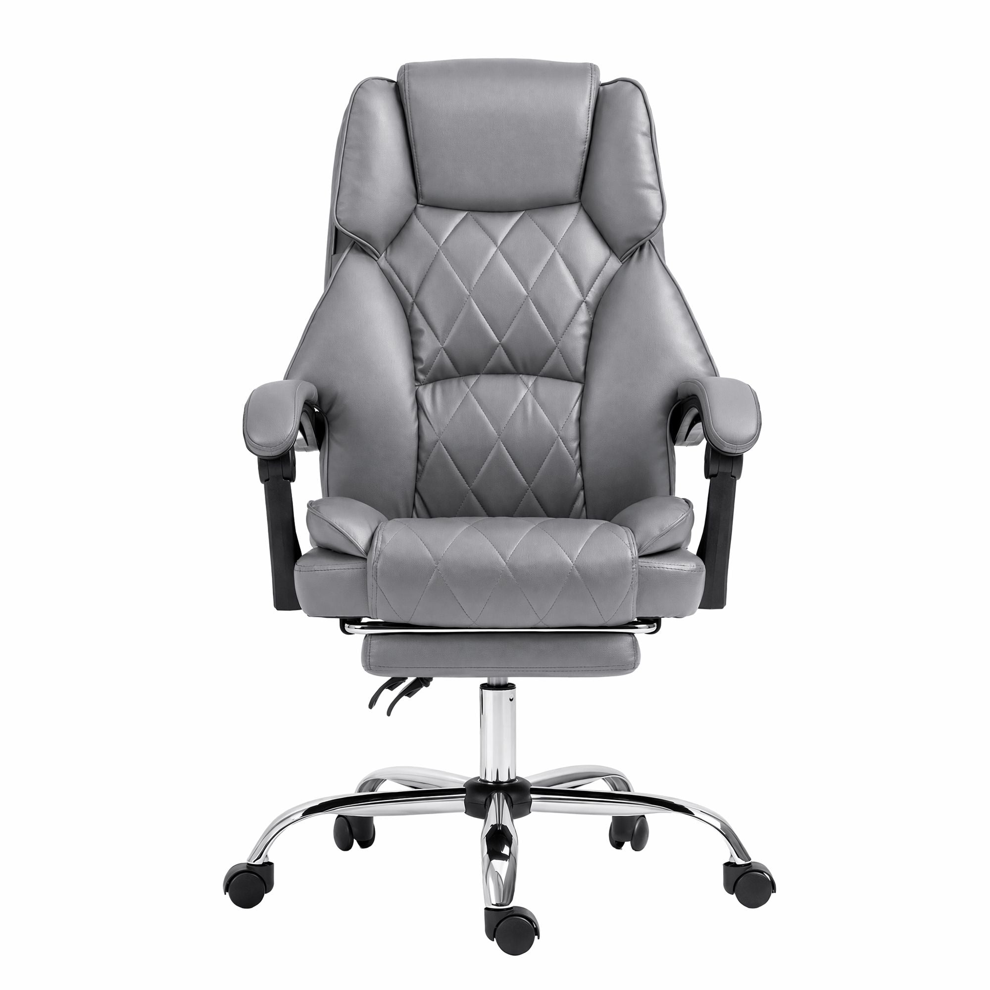 Artiss Executive Office Chair Footrest Grey