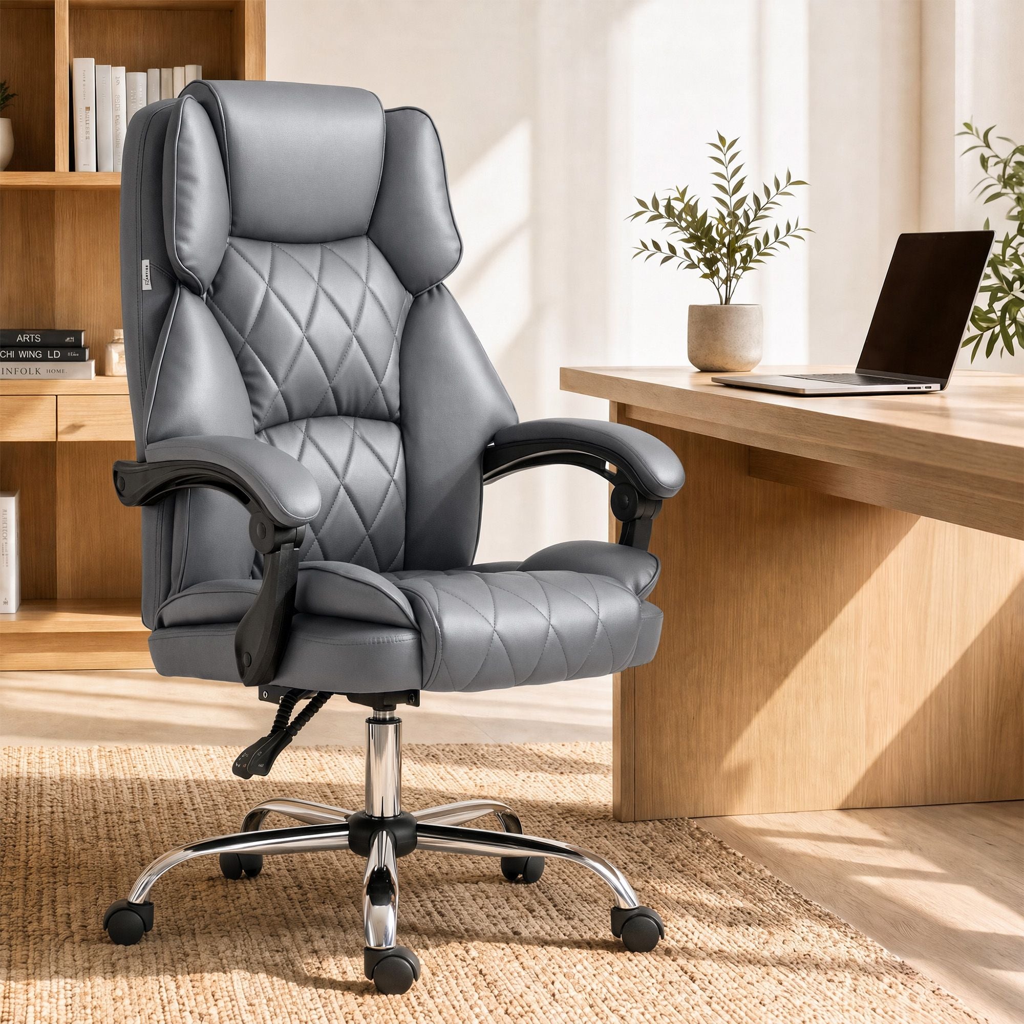 Artiss Executive Office Chair Recliner Grey