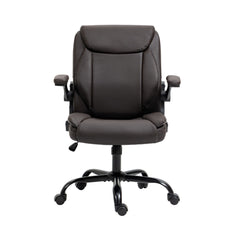 Artiss Executive Office Chair Mid Back Brwon