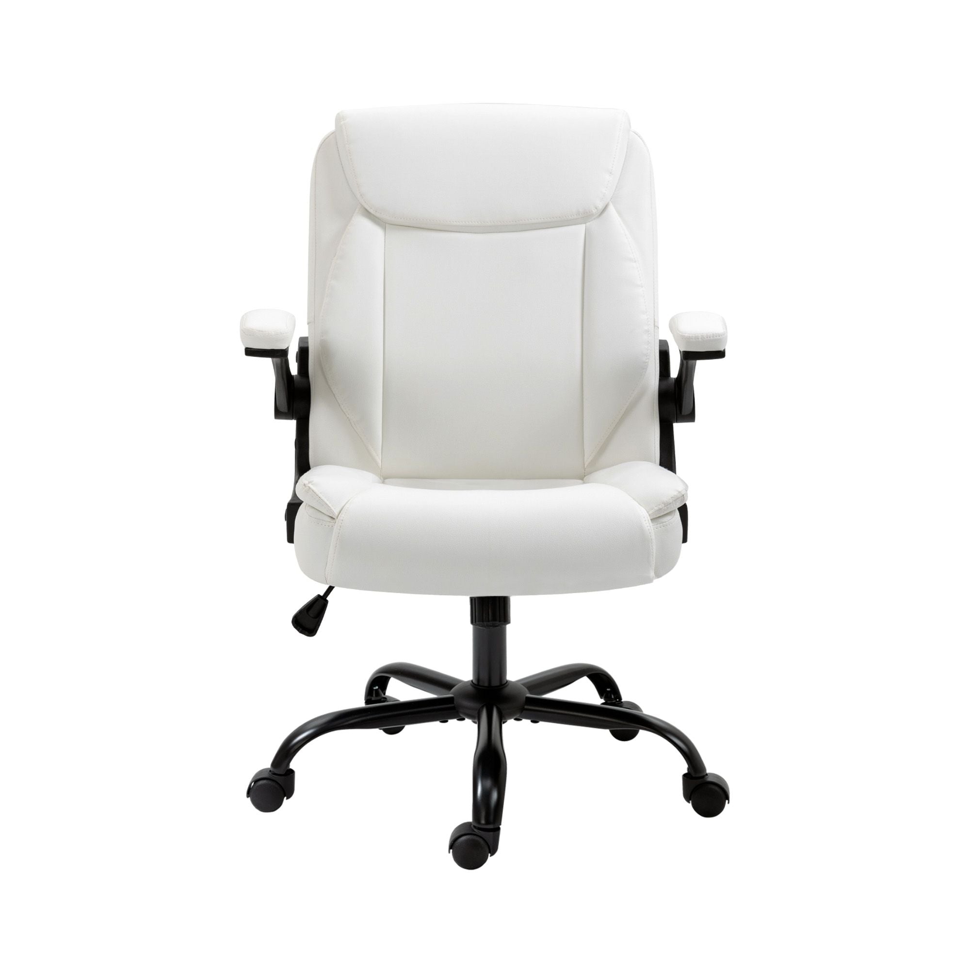 Artiss Executive Office Chair Mid Back White