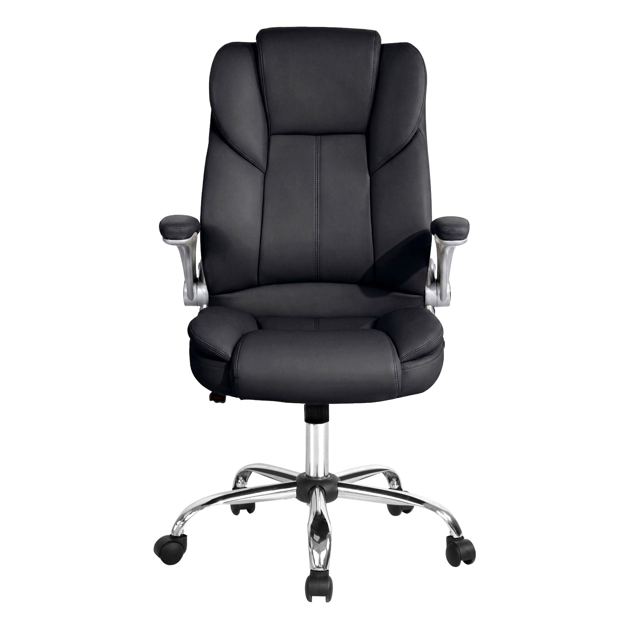 Artiss Executive Office Chair Leather Tilt Black