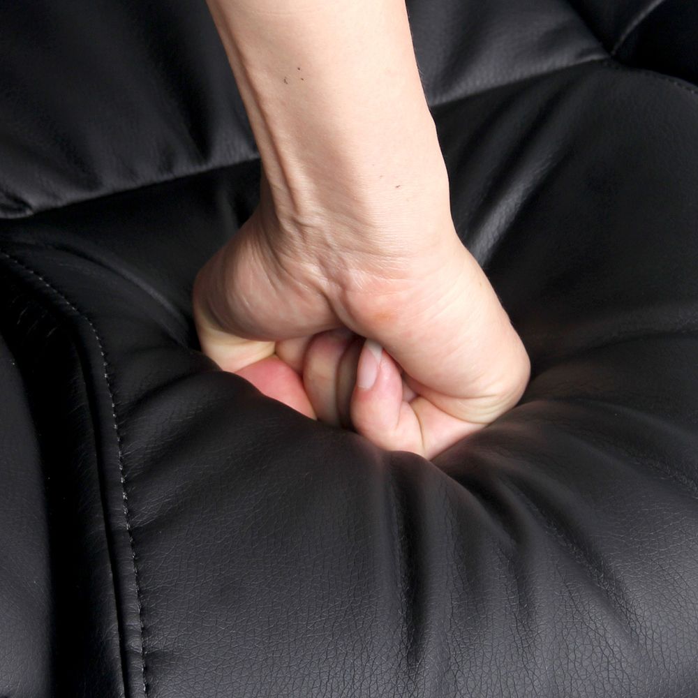 Artiss Executive Office Chair Leather Tilt Black