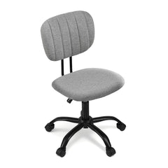 Artiss Armless Office Chair with Wheels, Ergonomic 360° Swivel Home Office Desk
