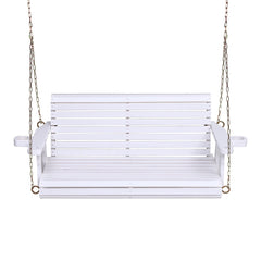 Gardeon Porch Outdoor Swing Chair With Cup Holder Wooden Furniture 2 Seater