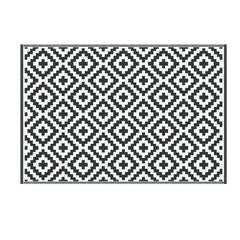 Gardeon Outdoor Rugs 120x180cm Large Carpet Reversible Area Mat PP Dual-Sided Patio Rug Cross