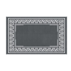 Gardeon Outdoor Rugs 152x244cm Large Carpet Reversible Area Mat PP Dual-Sided Patio Rug Greek Key
