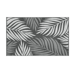 Gardeon Outdoor Rugs 152x244cm Large Carpet Reversible Area Mat PP Dual-Sided Patio Rug Leaf