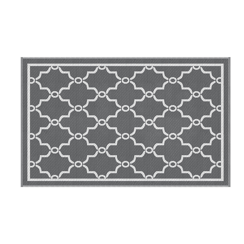 Gardeon Outdoor Rugs 152x244cm Large Carpet Reversible Area Mat PP Dual-Sided Patio Rug Maroc