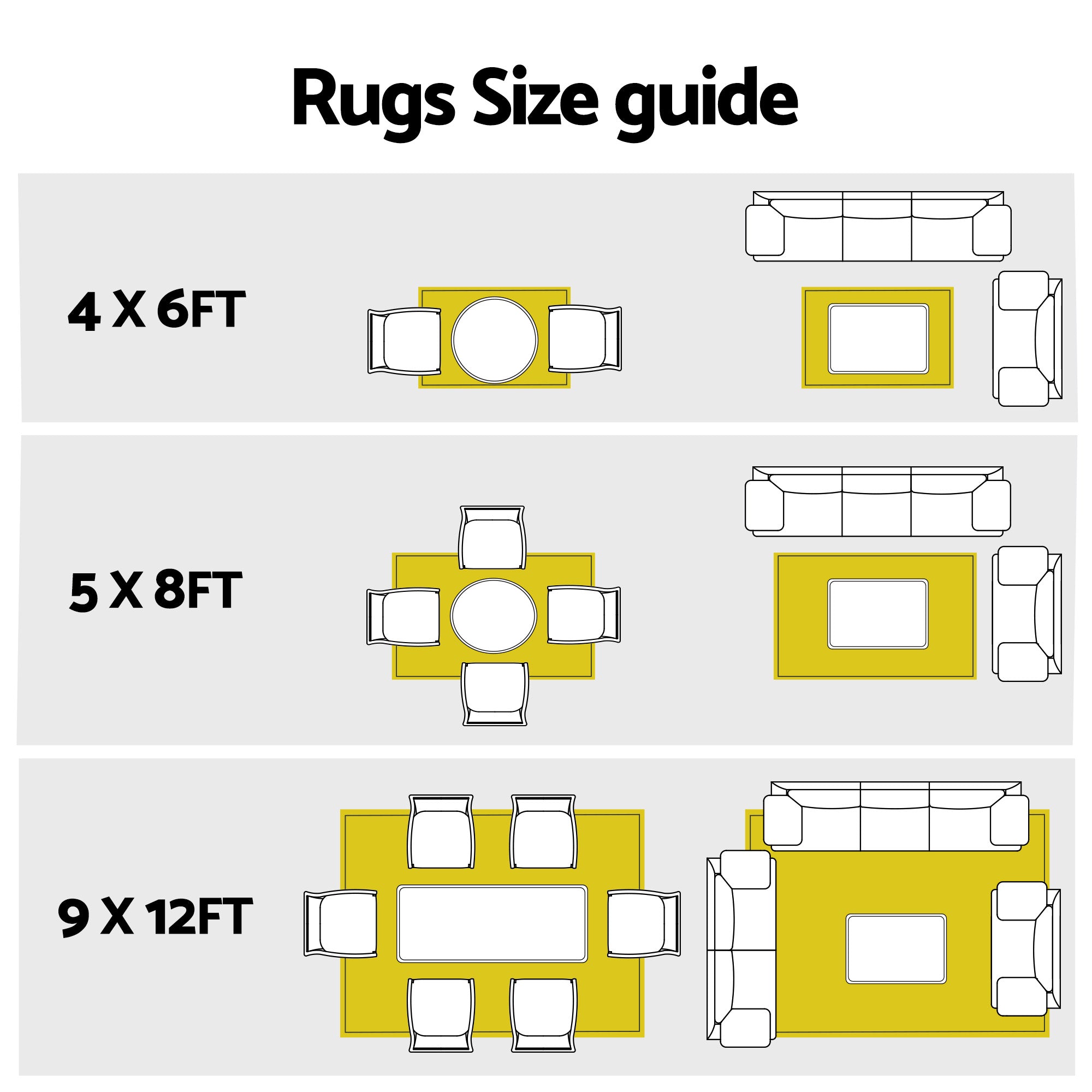 Gardeon Outdoor Rugs 274x366cm Large Carpet Reversible Free Delivery