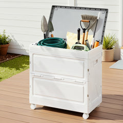 Gardeon 159L Outdoor Storage Box Stackable Cupboard Free Delivery