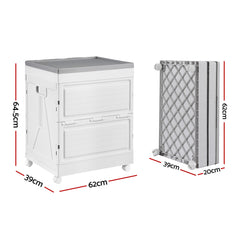 Gardeon 159L Outdoor Storage Box Stackable Cupboard Free Delivery