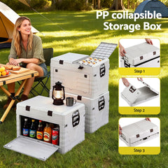 Gardeon 60L Outdoor Storage Box Foldable Camping Free Delivery