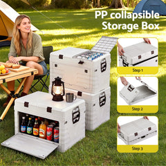 Gardeon 80L Outdoor Storage Box Foldable Camping Free Delivery