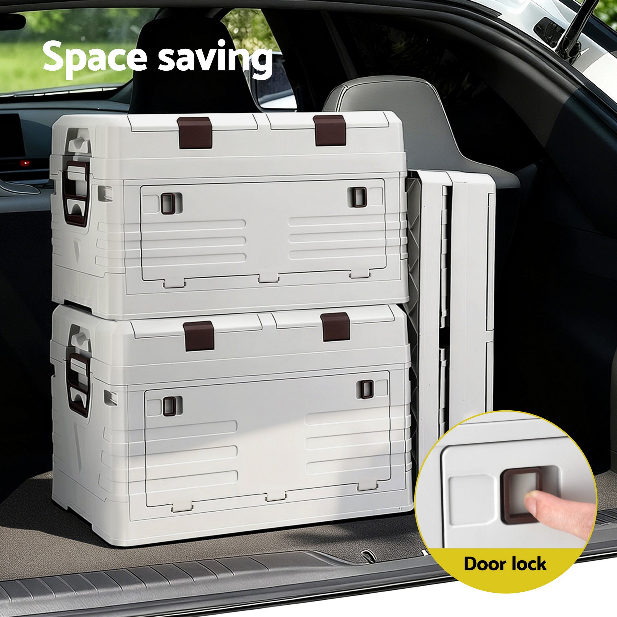 Gardeon 80L Outdoor Storage Box Foldable Camping Free Delivery