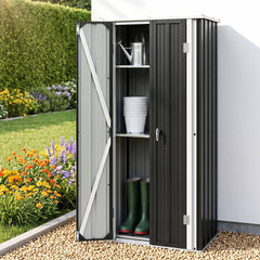 Gardeon Outdoor Storage Cabinet Garden Shed Tool Lockable Cupboard Steel Adjustable Shelves