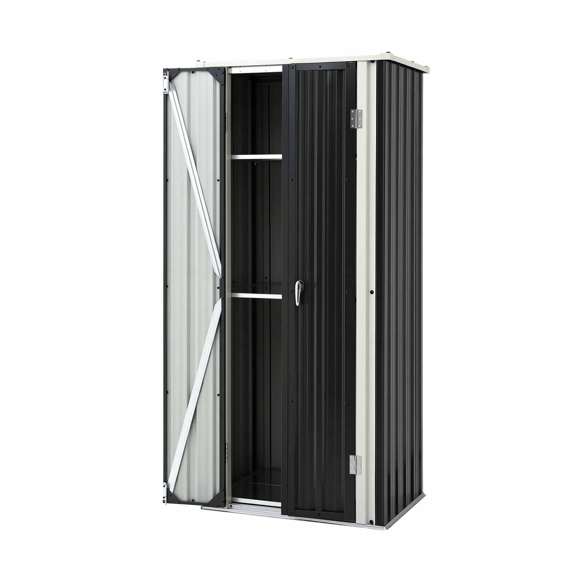 Gardeon Outdoor Storage Cabinet Garden Shed Tool Lockable Cupboard Steel Adjustable Shelves