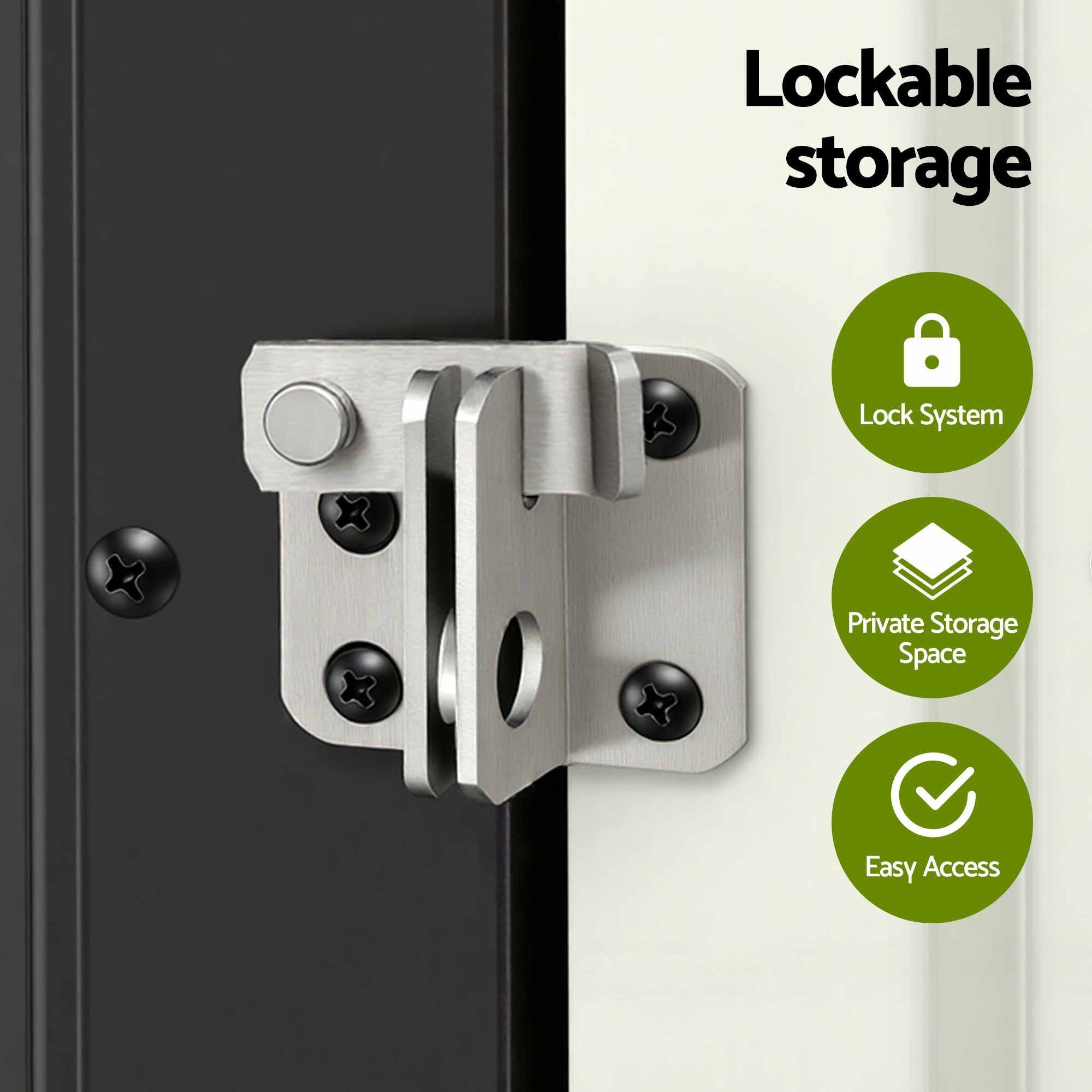 Gardeon Outdoor Storage Cabinet Garden Shed Steel Tool Lockable Cupboard Adjustable Shelves