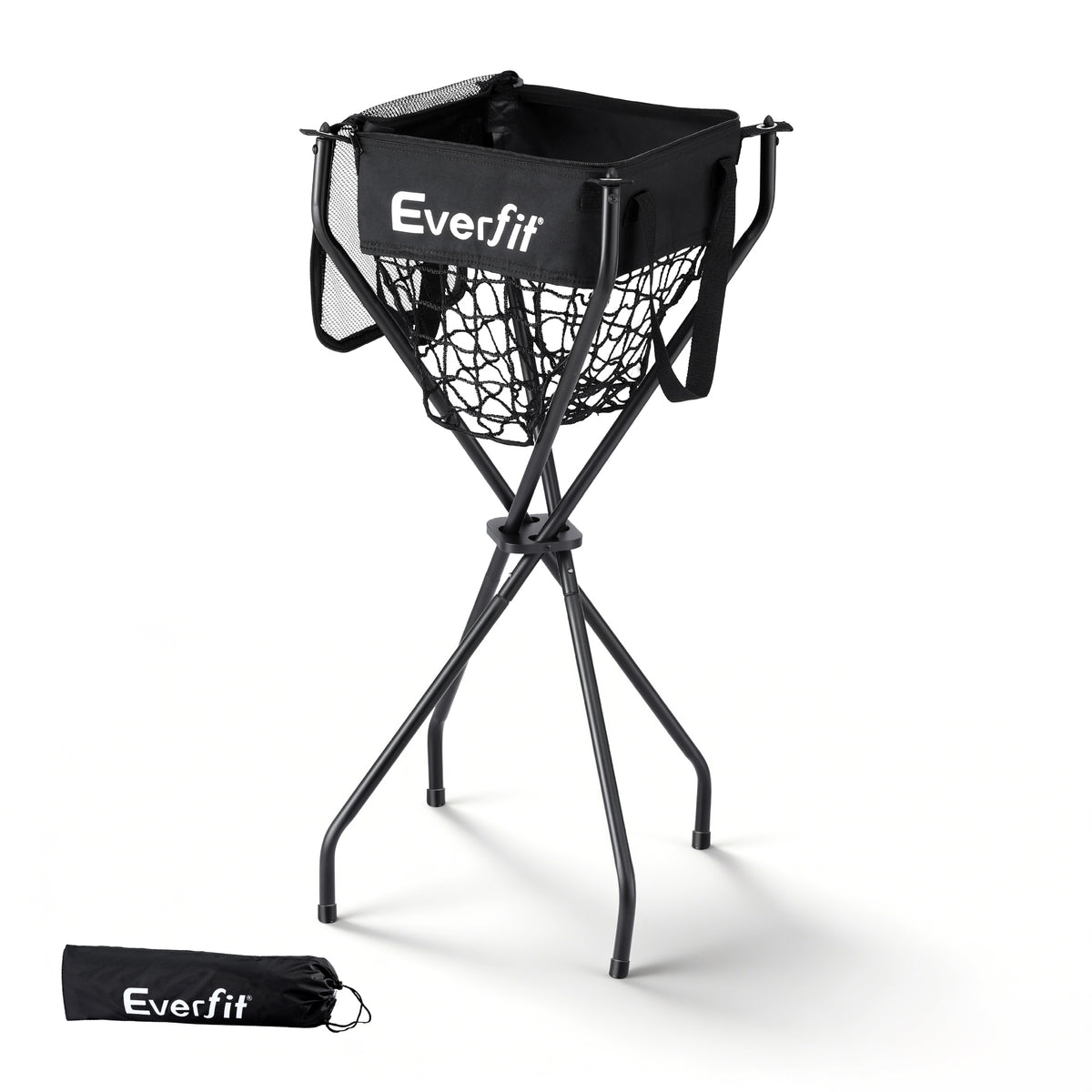 Everfit Portable Ball Cart Foldable Pickleball Tennis Free Delivery