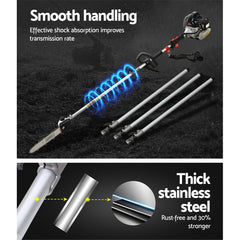Giantz 62CC Pole Chainsaw 12in Chain Saw Petrol 5.6m Long Reach Black