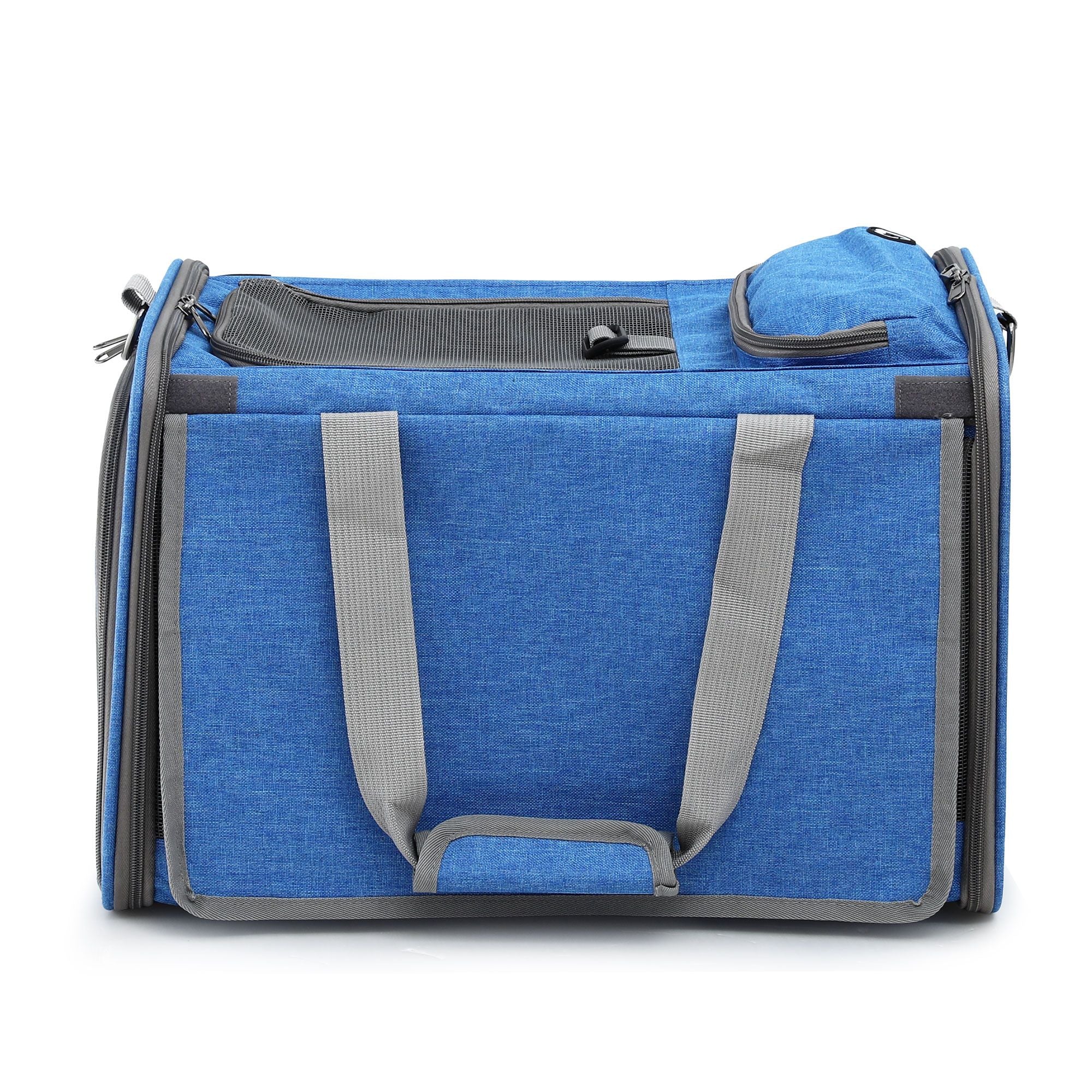 i.Pet Pet Carrier Bag Foldable Dog Cat Durable Crate Travel Cage Portable Car