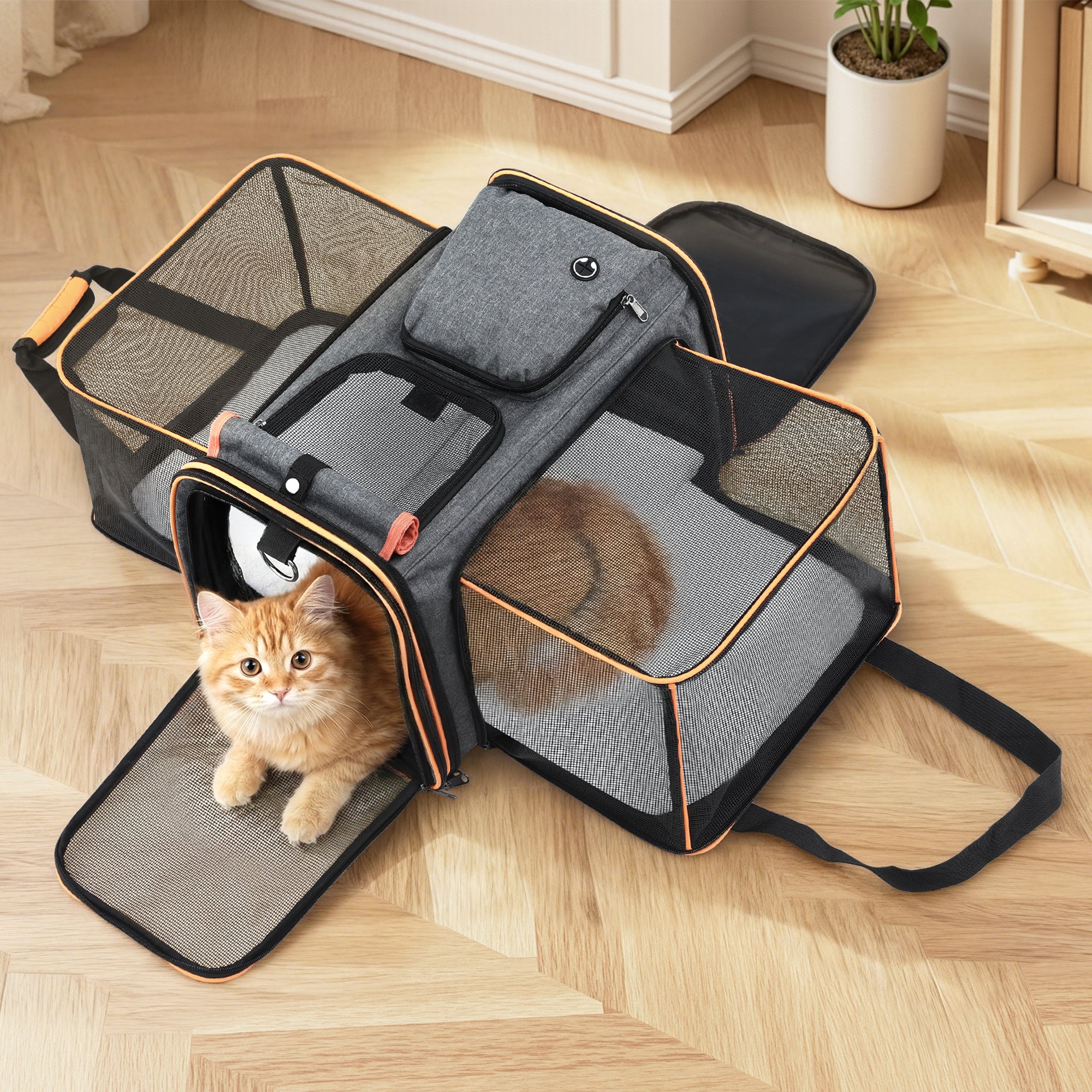 i.Pet Pet Carrier Bag Foldable Expandable Dog Free Delivery