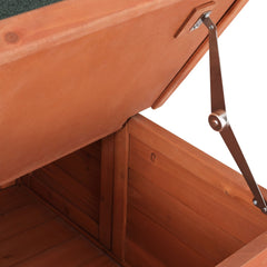 i.Pet Outdoor Cat House Rabbit Hutch Wooden Shelter Indoor Cat House Outdoor Condo Small Enclosure