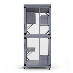 i.Pet Cat House Wooden 180cm Rabbit Hutch Pet Condo Small Dog Enclosure Cage