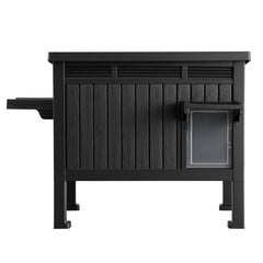 i.Pet Outdoor Cat House Pet Kennel Enclosure Cat Shelter Condo Rabbit Hutch Black