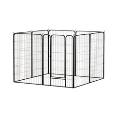 i.Pet Pet Dog Playpen 48" Enclosure 8 Panel Cage Kennel Puppy Fence Play Pen