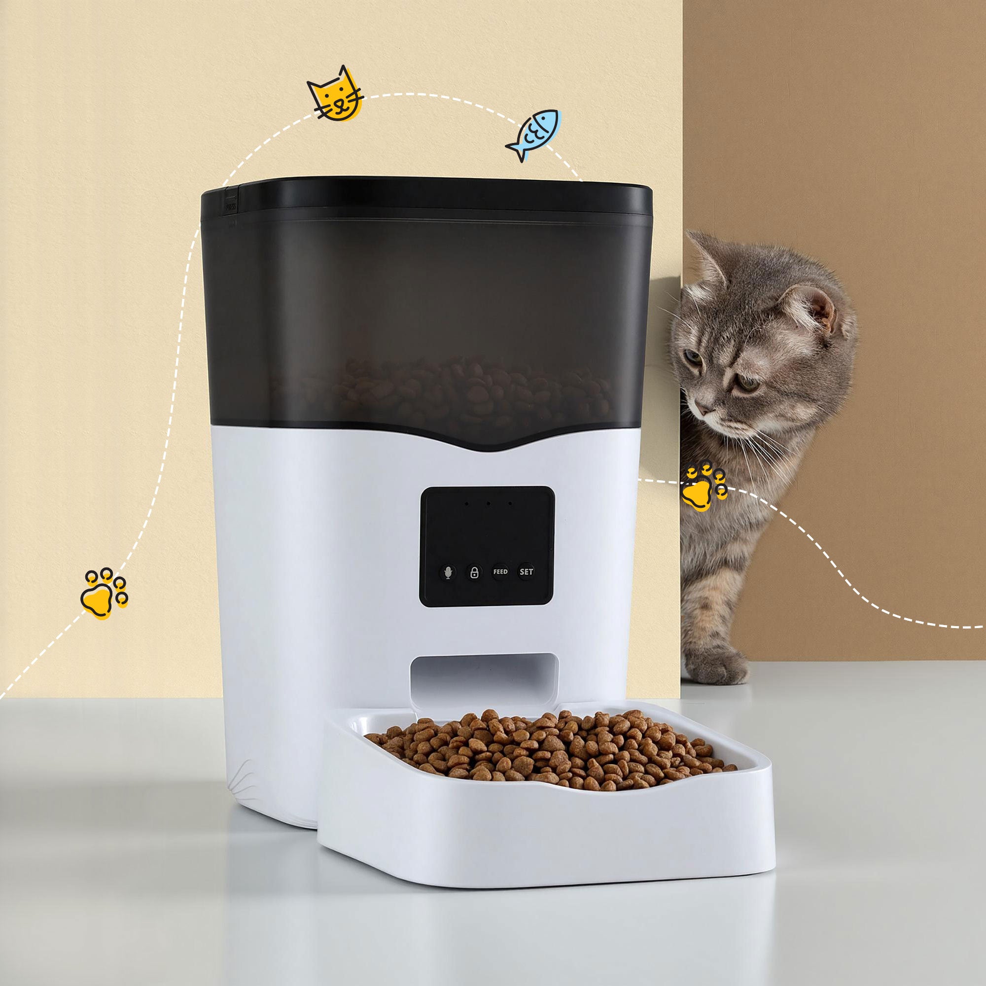 i.Pet Automatic Pet Feeder Dog Cat Free Delivery
