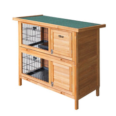i.Pet Rabbit Hutch Chicken Coop 91.5cm x 45cm x 82cm Chicken Coop Large Wooden
