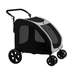 i.Pet Pet Stroller Dog Pram Large Carrier Cat Travel Foldable Strollers 4 Wheels
