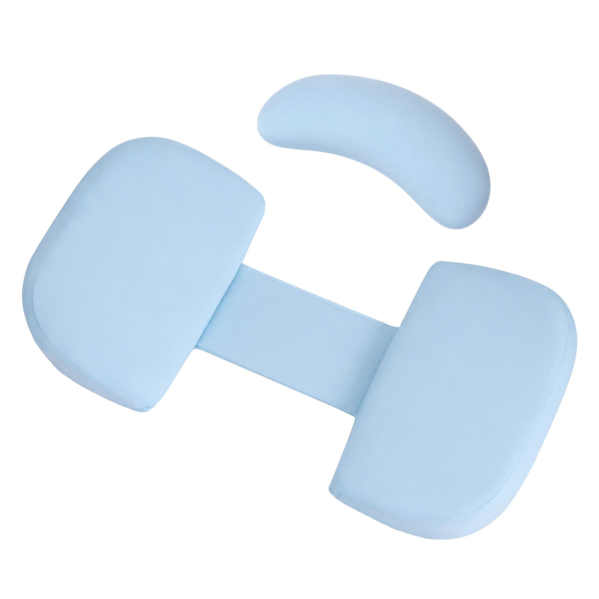 Giselle Bedding Memory Foam Pregnancy Pillow Adjustable with Concave Curve
