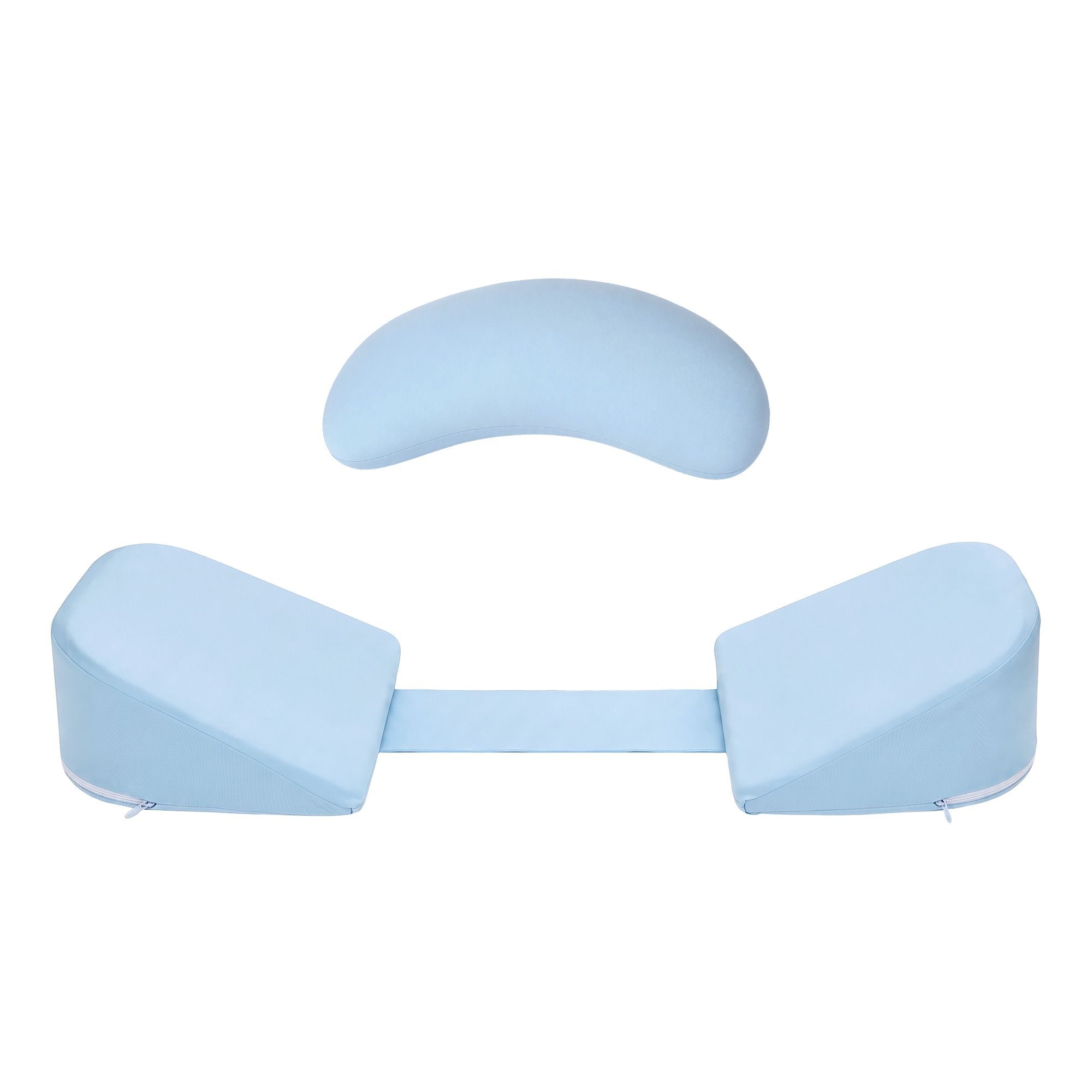 Giselle Bedding Memory Foam Pregnancy Pillow Adjustable with Concave Curve
