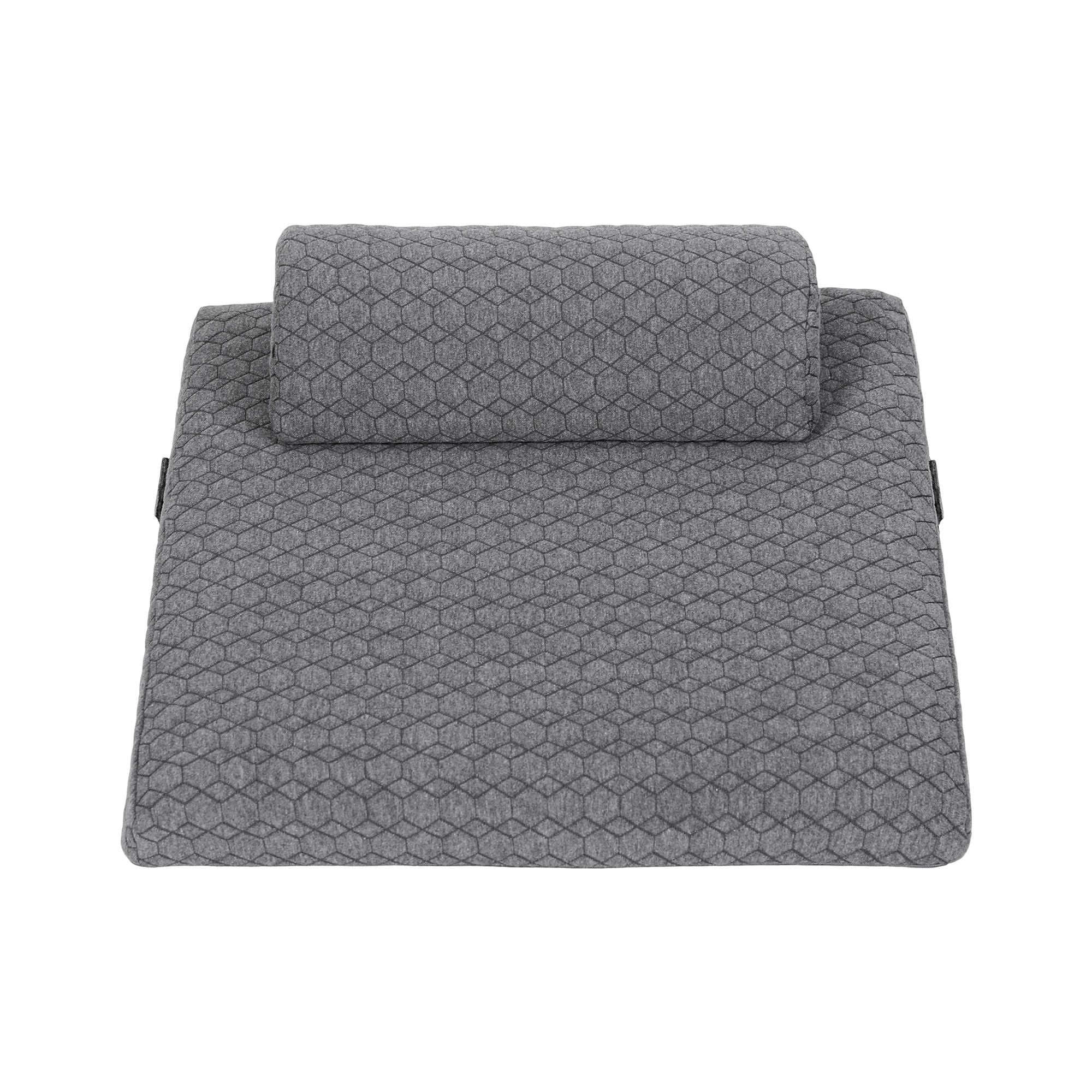 Giselle Bed Wedge Pillow for Headboard, Egg Gel Solves Night Sweats, Triangle