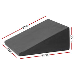 Giselle Bedding Wedge Pillow Grey Free Delivery
