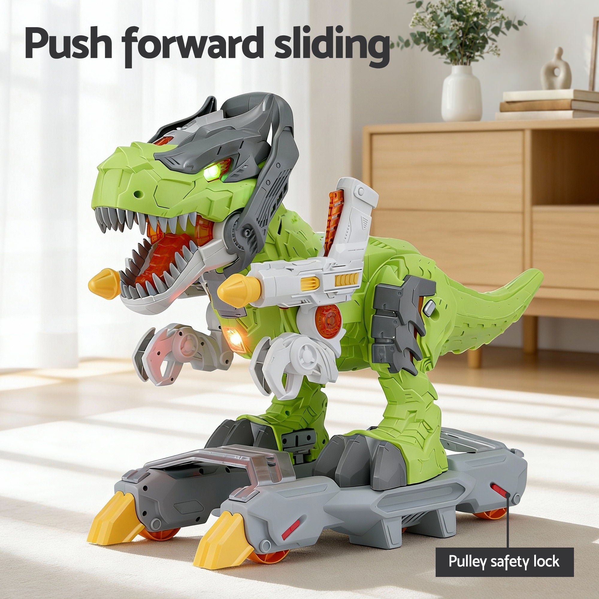 Keezi Kids Dinosaur Ride Push Car Toy Outdoor Free Delivery